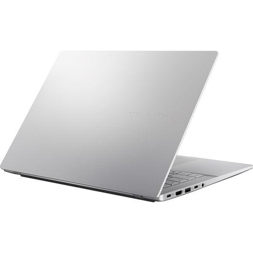 ASUS Vivobook S 14 14" Laptop - AMD Ryzen™ 7, 1TB SSD, 16 GB RAM - Silver - Back left perspective